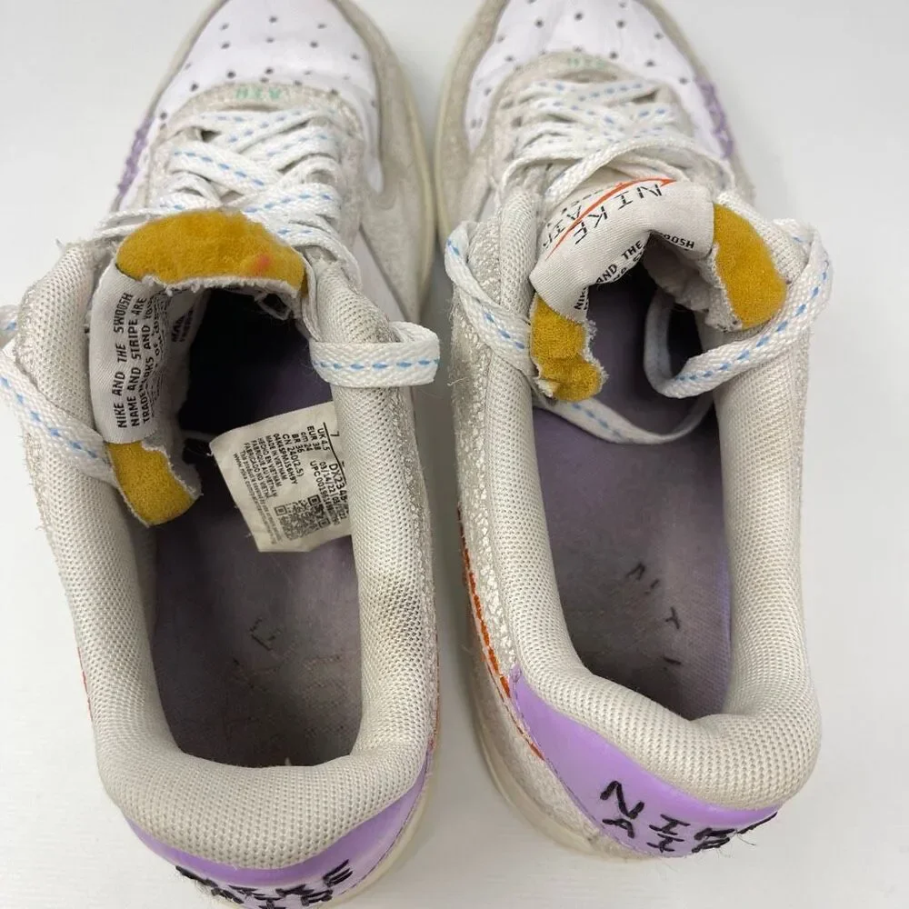 Nike Air Force 1 ‘07 SE 101 Lace Up Sneaker Shoes DX2348-100 Women’s Size 7 - Picture 9 of 10